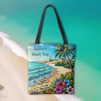 Personalized Beach Bag