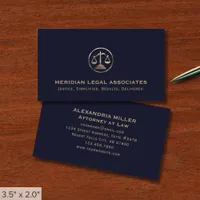 Professional Law Firm Business Card