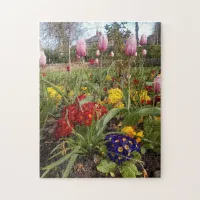 Morpeth, Northumberland, UK Flowers of Spring Jigsaw Puzzle