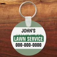 Professional Lawn Service Keychain