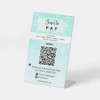 *~* PAYMENT QR Table top Table Tent Pedestal Sign