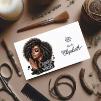 Spiritual "Flawed But Still Worthy" Hair Salon Business Card