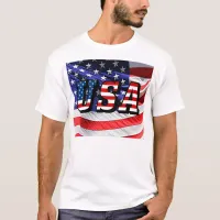 USA - American Flag T-Shirt