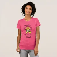 March is Endometriosis Awareness Month T-Shirt