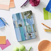 Great Tropical Paradise Caribbean Photo Collage iPad Air Cover