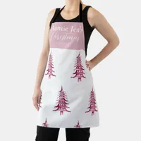 Red Pagoda Custom Christmas Tree Apron