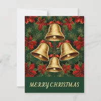 Bows And Bells - Christmas Card