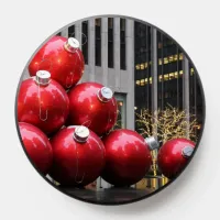 Huge Christmas Ball Ornaments in NYC PopSocket
