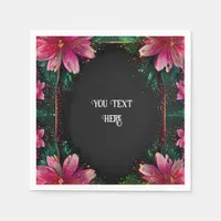 Blossoming Romance: A Full Floral Wedding Theme   Napkins