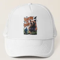 Funny Bear Hunting Trucker Hat