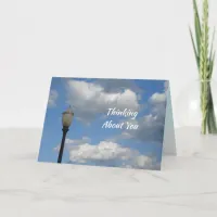 Thinking about You, Blue Skies are Coming Card
