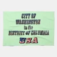 City of Washington in the District of Columbia USA Kitchen Towel