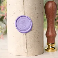 Single Rose Wedding stationery Wax Seal Stamp