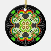 Happy St Patrick's Day  Ceramic Ornament