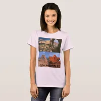 Arches National Park Sandstone Aches Collage T-Shirt