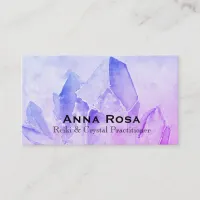 *~* Healer Reiki Crystal Yoga Reiki Master Energy Business Card