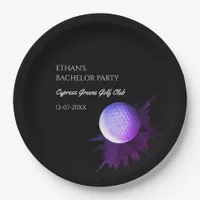 Golf Bachelor Party - Golfing trip Classic Golfer Paper Plates