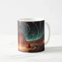 A serene figure in a meditative pose Coffee Mug