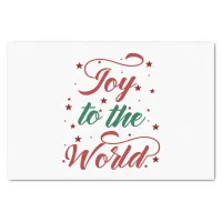 joy to the world tissue paper