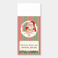 Santa Father Christmas Nice List Proud Member Hershey's Miniatures