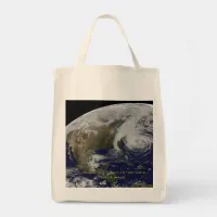 Satellite View of Hurricane Sandy Tote Bag