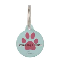 Paw  pet ID tag