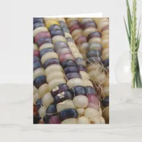 Indian Corn, Thanksgiving Holiday Card