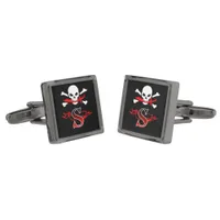 Jolly Roger S Monogram Initial Cufflinks