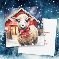 Fleece Navidad | Funny Christmas Sheep Pun Card