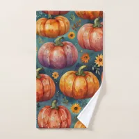 Halloween Pumpkin Vibes  Hand Towel