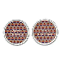 Multicolored Christmas Tree - Cufflinks