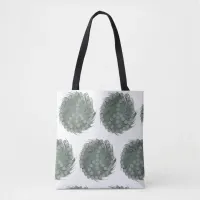 Funny Whirled Peas Cartoon Food Art Fun Design Tote Bag