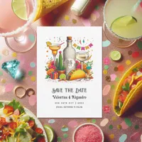 Tacos and Tequila Mexican Fiesta Wedding Save The Date