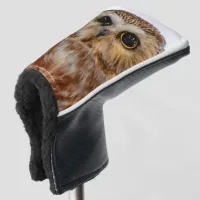 Cute Little Northern Saw Whet Owl Golf Head Cover