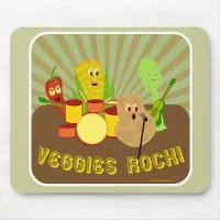 Awesome Veggie Band! Mouse Pad