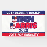 Biden Harris 2020 Vote Against Racism Banner