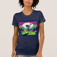 Pixel Art Disc Golf Course T-Shirt