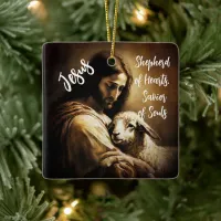 Jesus, our Savior Ceramic Ornament