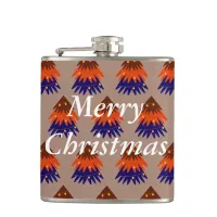 Multicolored Christmas Tree - Flask