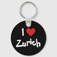 I Love Zurich Keychain