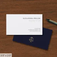 Simple Elegant Lawyer Business Card