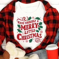 Have Yourself A Merry Little Christmas Holiday Tri-Blend Shirt