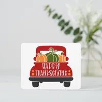 Thanksgiving Truck Card