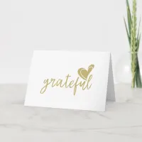 grateful heart holiday card