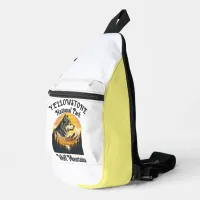 Majestic Wolf of Yellowstone Sling Bag