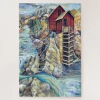 Colorado Rocky Mountains River Crystal Mill Jigsaw Puzzle