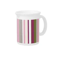 Modern New Season Stripes Beverage Pitcher