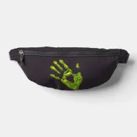 Glowing Ghoul Handprint Fanny Pack