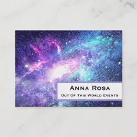 ** Universe Nebula Galaxy Cosmic Space Business Card