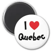 I Love Quebec Magnet